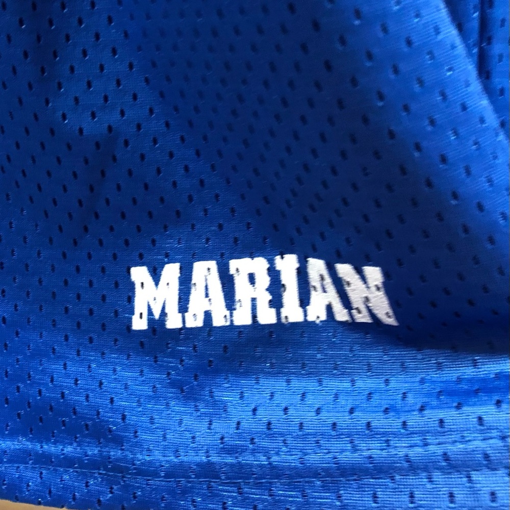 Marian Blue Mesh Athletic Shorts Size Large